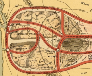 Illustration for article titled This is maybe the weirdest map of North America ever printed